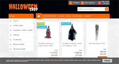 Desktop Screenshot of e-halloween.cz